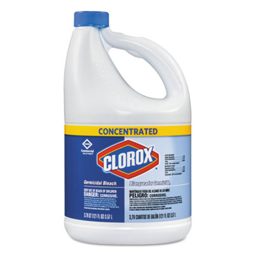 Clorox Concentrated Germicidal Bleach  Regular  121oz Bottle (CLO30966EA)