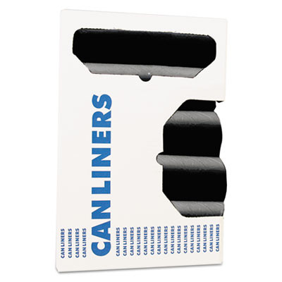 AccuFit Linear Low Density Can Liners with AccuFit Sizing  23 gal  0 9 mil  28  x 45   Black  200 Carton (HERH5645TKR01)