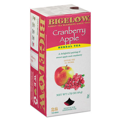 Bigelow Cranberry Apple Herbal Tea  28 Box (BTC10400)