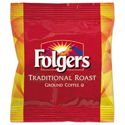 Folgers Ground Coffee Fraction Packs  Traditional Roast  2oz  42 Carton (FOL63006)