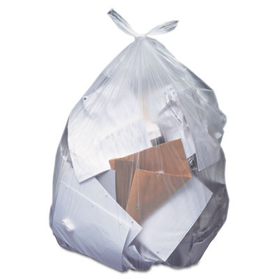 Heritage Linear Low-Density Can Liners  45 gal  1 5 mil  40  x 46   Clear  100 Carton (HERH8046AC)