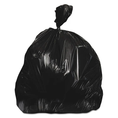 Heritage Linear Low-Density Can Liners  56 gal  0 7 mil  43  x 47   Black  100 Carton (HERH8647HK)