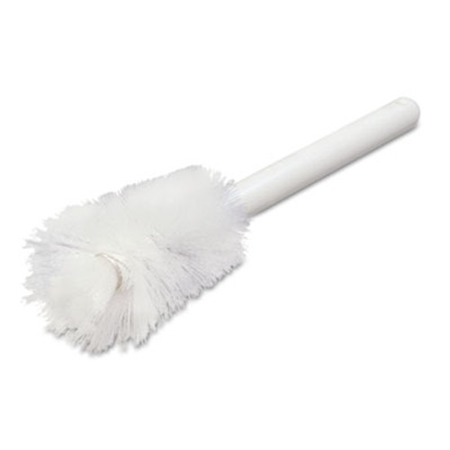 Rubbermaid Commercial 9B29 Pot Scrubber Brush, 8 Plastic Handle, Gray  Handle w/Yellow Bristles 