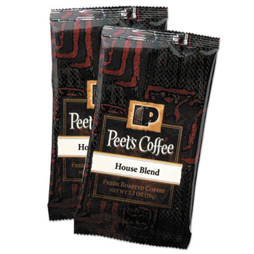 Peet's Coffee & Tea Coffee Portion Packs  House Blend  2 5 oz Frack Pack  18 Box (PEE504915)