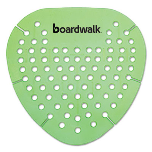 Boardwalk Gem Urinal Screen  Lasts 30 Days  Green  Herbal Mint Fragrance  12 Box (BWKGEMHMI)
