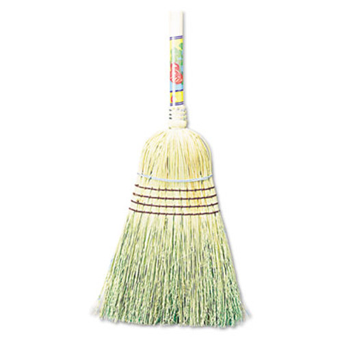 Boardwalk Warehouse Broom  Corn Fiber Bristles  56  Overall Length  Natural  12 Carton (BWK932CCT)