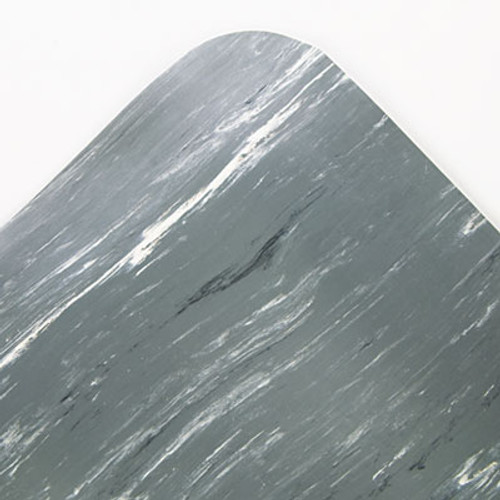 Crown Cushion-Step Surface Mat  36 x 72  Marbleized Rubber  Gray (CWNCU3672GY)