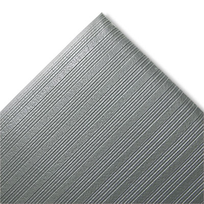 Crown Ribbed Anti-Fatigue Mat  Vinyl  27 x 36  Gray (CWNFJS736GY)
