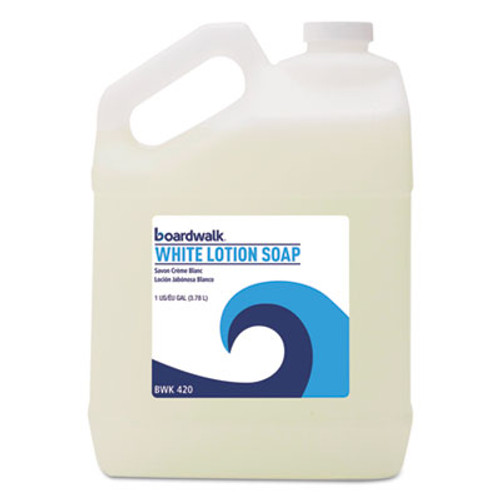 Boardwalk Mild Cleansing Lotion Soap  Floral Scent  Liquid  1 gal Bottle (BWK420EA)