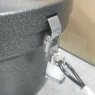 Ex-Cell Smokers' Oasis Lock Kit  48in Plastic-Coated Steel Cable w Lock Key (EXCSRSLCKKIT)