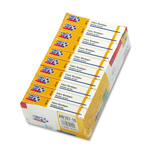 First Aid Only First-Aid Refill Fabric Adhesive Bandages  1  x 3   160 Pack (FAOAN101)