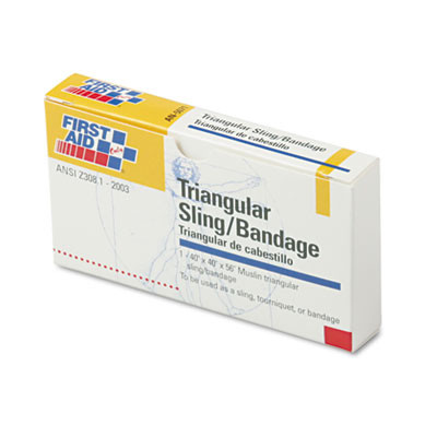 First Aid Only First-Aid Refill Sling Tourniquet Triangular Bandages  40  x 40  x 56   10 Pack (FAOAN5071)