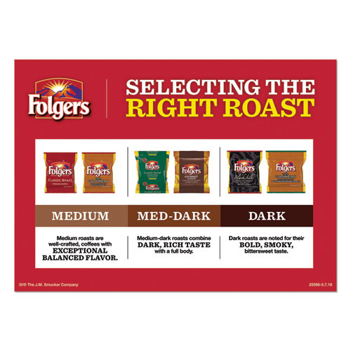 Folgers Coffee  100  Colombian  Ground  1 75oz Fraction Pack  42 Carton (FOL06451)