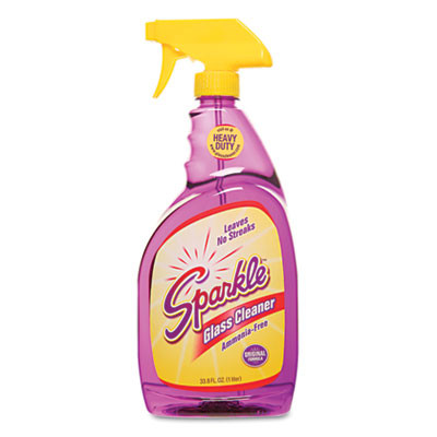 Sparkle Glass Cleaner  33 8oz Spray Bottle (FUN20345)