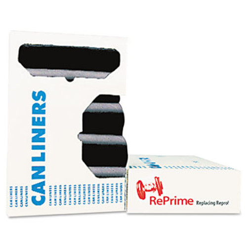 AccuFit Linear Low Density Can Liners with AccuFit Sizing  32 gal  0 9 mil  33  x 44   Black  100 Carton (HERH6644TKR01)