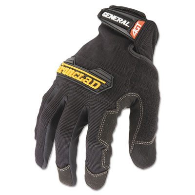 Ironclad General Utility Spandex Gloves  Black  Medium  Pair (IRNGUG03M)