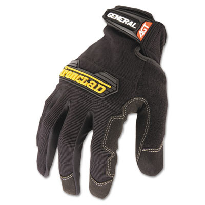 Ironclad General Utility Spandex Gloves  Black  Large  Pair (IRNGUG04L)