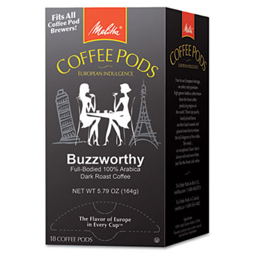 Melitta Coffee Pods  Buzzworthy  Dark Roast   18 Pods Box (MLA75412)