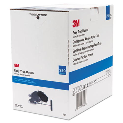 3M Easy Trap Duster  8  x 125 ft  White  1 - 250 Sheet Roll Carton (MMM55654W)