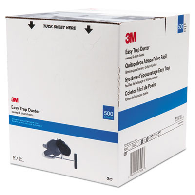 3M Easy Trap Duster  5  x 125 ft  White  2 250 Sheet Rolls Carton (MMM55655W)