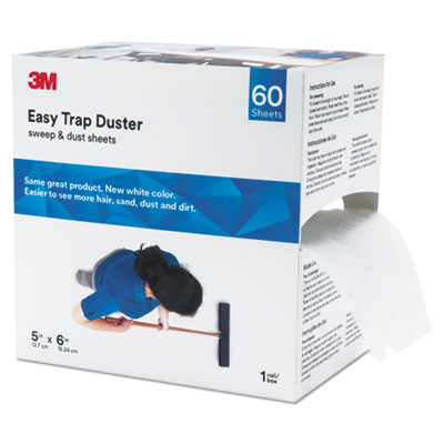 3M Easy Trap Duster  5  x 30 ft  White  1 60 Sheet Roll Box (MMM59032W)