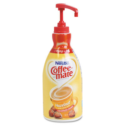 Coffee mate Liquid Coffee Creamer  Hazelnut  1500mL Pump Bottle (NES31831)