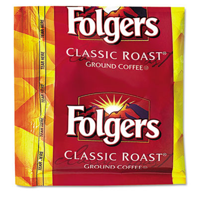 Folgers Coffee  Classic Roast  0 9 oz Fractional Packs  36 Carton (FOL06125)