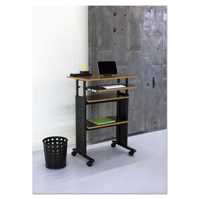 Safco Bubble Wastebasket  Round  Steel  6 gal  Black (SAF9740BL)