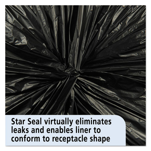 Stout by Envision Total Recycled Content Plastic Trash Bags  30 gal  1 3 mil  30  x 39   Brown Black  100 Carton (STOT3039B13)