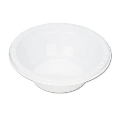 Tablemate Plastic Dinnerware  Bowls  5oz  White  125 Pack (TBL5244WH)