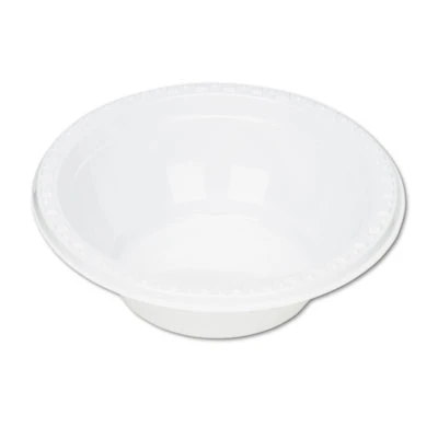 Tablemate Plastic Dinnerware  Bowls  5oz  White  125 Pack (TBL5244WH)