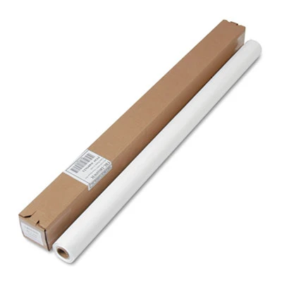 Tablemate Table Set Plastic Banquet Roll  Table Cover  40  x 100ft  White (TBLI4010WH)