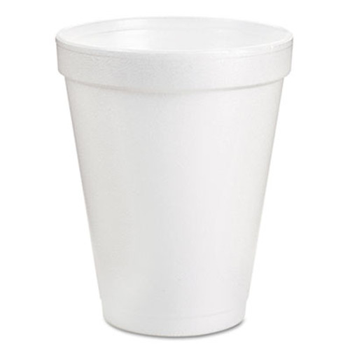 Dart Foam Drink Cups  8oz  White  25 Pack (DCC8J8BG)