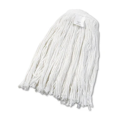 Boardwalk Cut-End Wet Mop Head  Rayon  No  24  White (BWK2024REA)