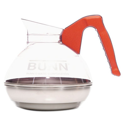 BUNN 64 oz  Easy Pour Decanter  Orange Handle (BUN6101)