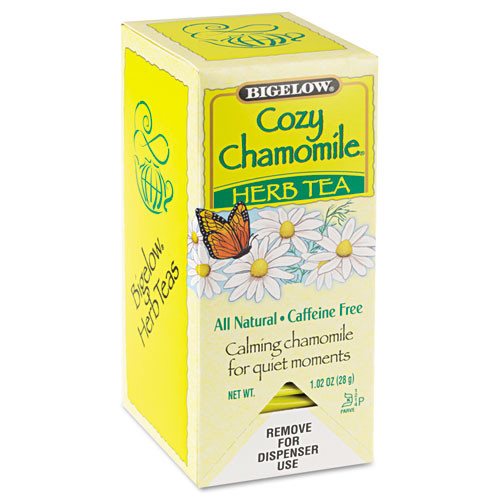 Bigelow Single Flavor Tea  Cozy Chamomile  28 Bags Box (BTC00401)