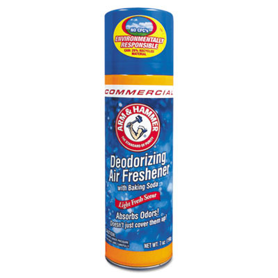 Arm & Hammer Baking Soda Air Freshener  Light Fresh Scent  7oz Aerosol (CDC3320094170)