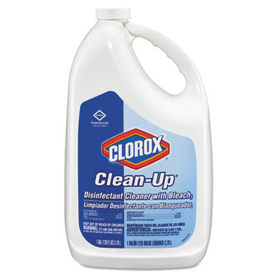 Clorox Clean-Up Disinfectant Cleaner with Bleach  Fresh  128 oz Refill Bottle (CLO35420EA)