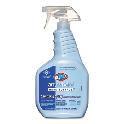 Clorox Anywhere Hard Surface Sanitizing Spray  32oz Spray Bottle (CLO01698)