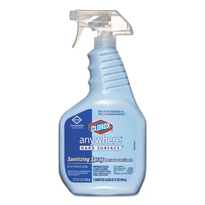 Clorox Anywhere Hard Surface Sanitizing Spray  32oz Spray Bottle (CLO01698)