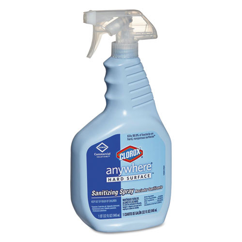 Clorox Anywhere Hard Surface Sanitizing Spray  32oz Spray Bottle (CLO01698)