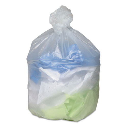 Ultra Plus Can Liners  60 gal  14 microns  38  x 60   Natural  200 Carton (WBIHD386014N)