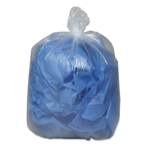 Classic Clear Linear Low-Density Can Liners  16 gal  0 6 mil  24  x 33   Clear  500 Carton (WBI243115C)