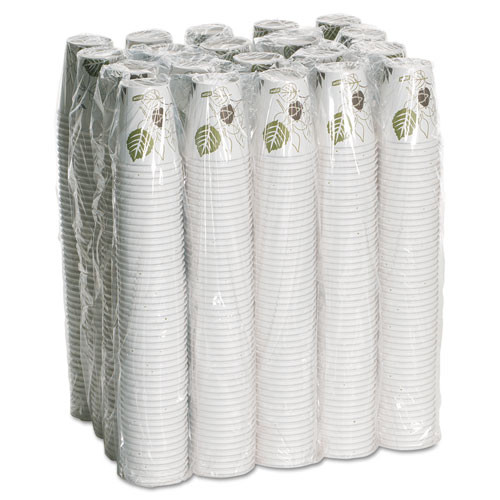 Dixie Pathways Paper Hot Cups  10 oz  1000 Carton (DXE2340PATH)