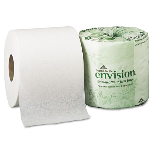 Georgia Pacific Professional Embossed Bathroom Tissue  Septic Safe  1-Ply  White  550 Sheets Roll  40 Rolls Carton (GPC1984101)