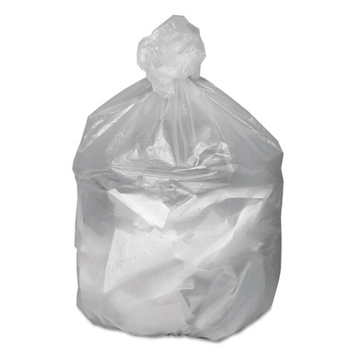 Good 'n Tuff Waste Can Liners  45 gal  10 microns  40  x 46   Natural  250 Carton (WBIGNT4048)