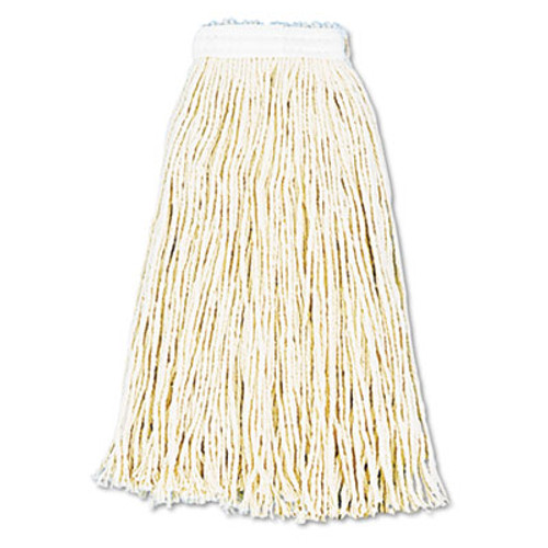 Boardwalk Premium Cut-End Wet Mop Heads  Cotton  16oz  White  12 Carton (BWK216CCT)