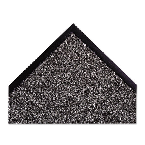 Crown Dust-Star Microfiber Wiper Mat  48 x 72  Charcoal (CWNDS0046CH)
