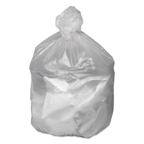 Good 'n Tuff Waste Can Liners  33 gal  9 microns  33  x 39   Natural  500 Carton (WBIGNT3340)