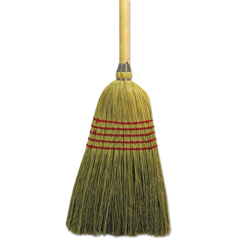 Boardwalk Parlor Broom  Yucca Corn Fiber Bristles  55 5   Wood Handle  Natural (BWK926YEA)